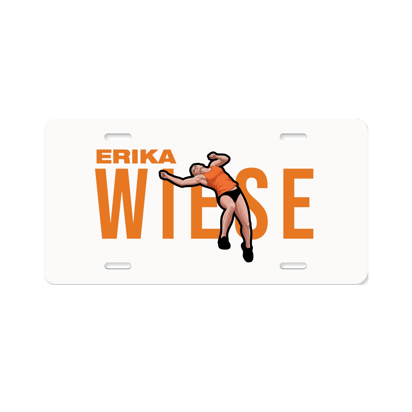 License Plate — Player Name in Classic