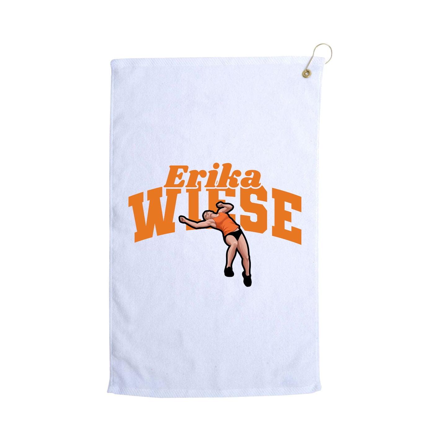 Golf Towel — Signature Arch in White