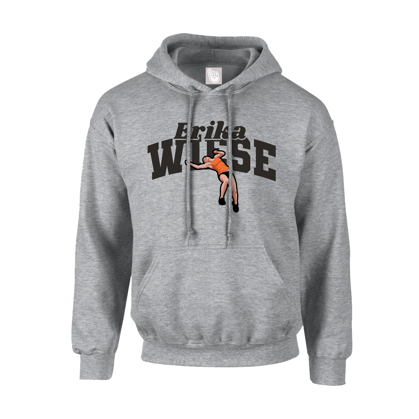Hoodie — Signature Arch in Grey