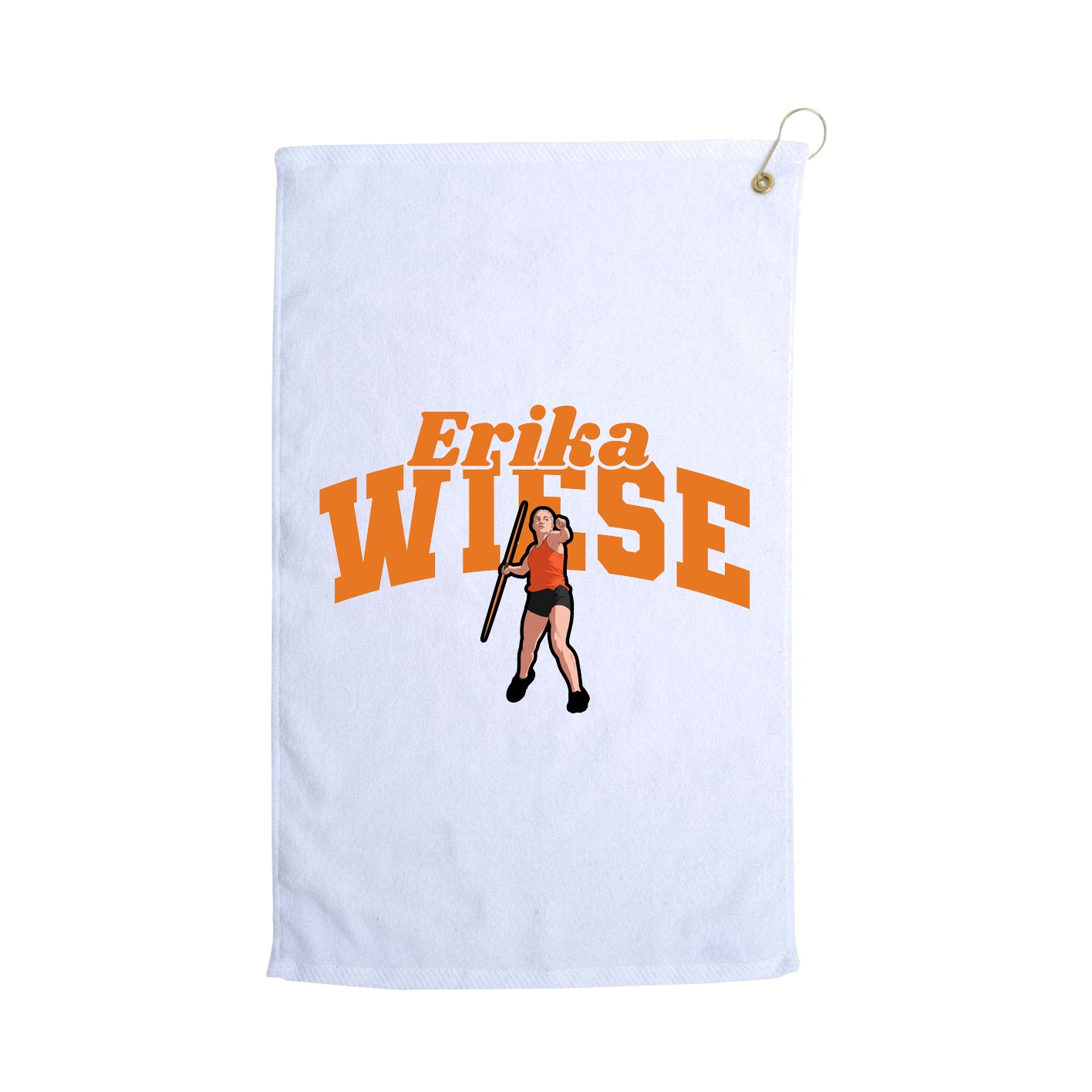 Golf Towel — Signature Arch in White