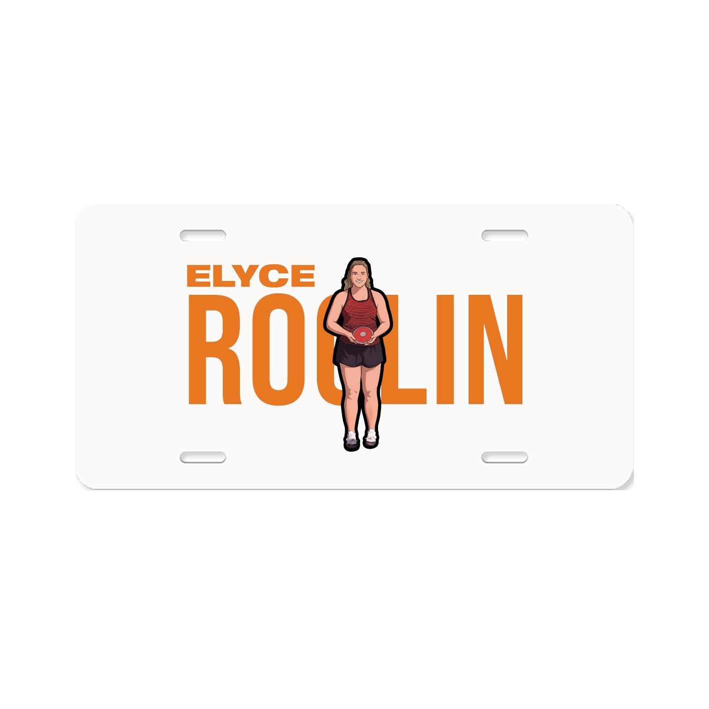 License Plate — Player Name in Classic