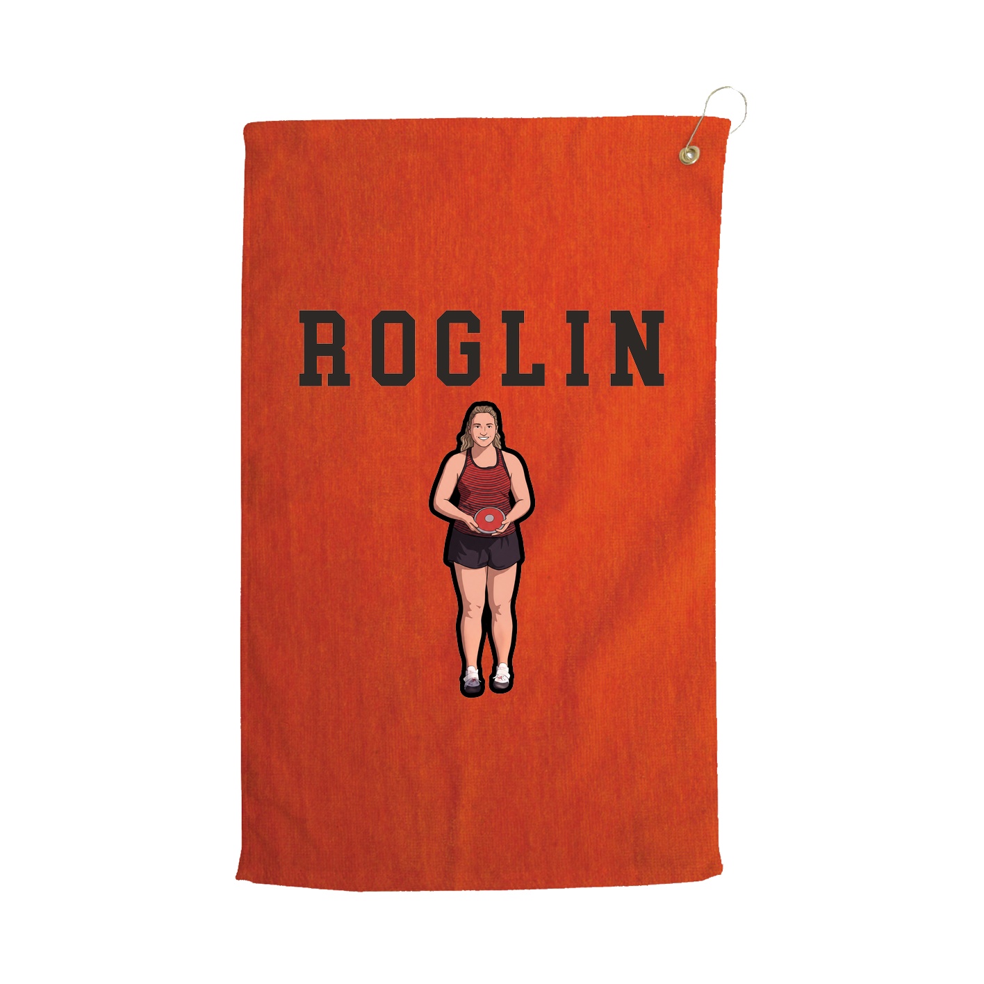 Golf Towel — Shirsey in Orange
