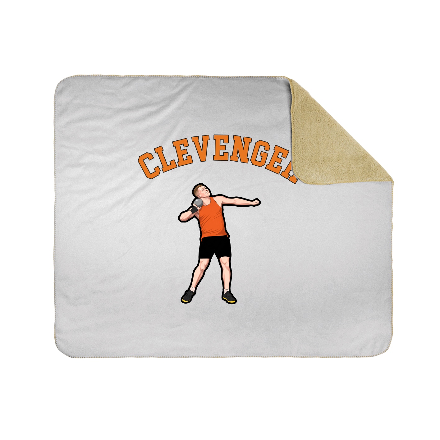 50x60 Sherpa Lined Throw Blanket