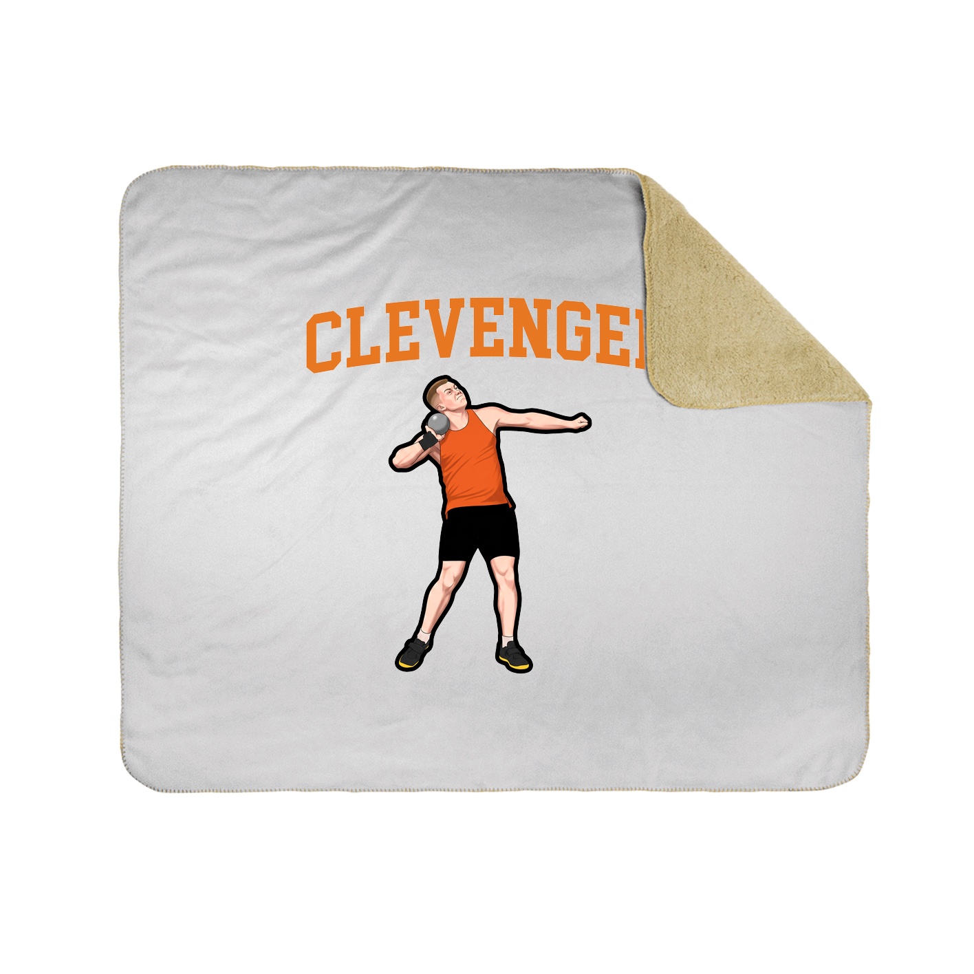 50x60 Sherpa Lined Throw Blanket