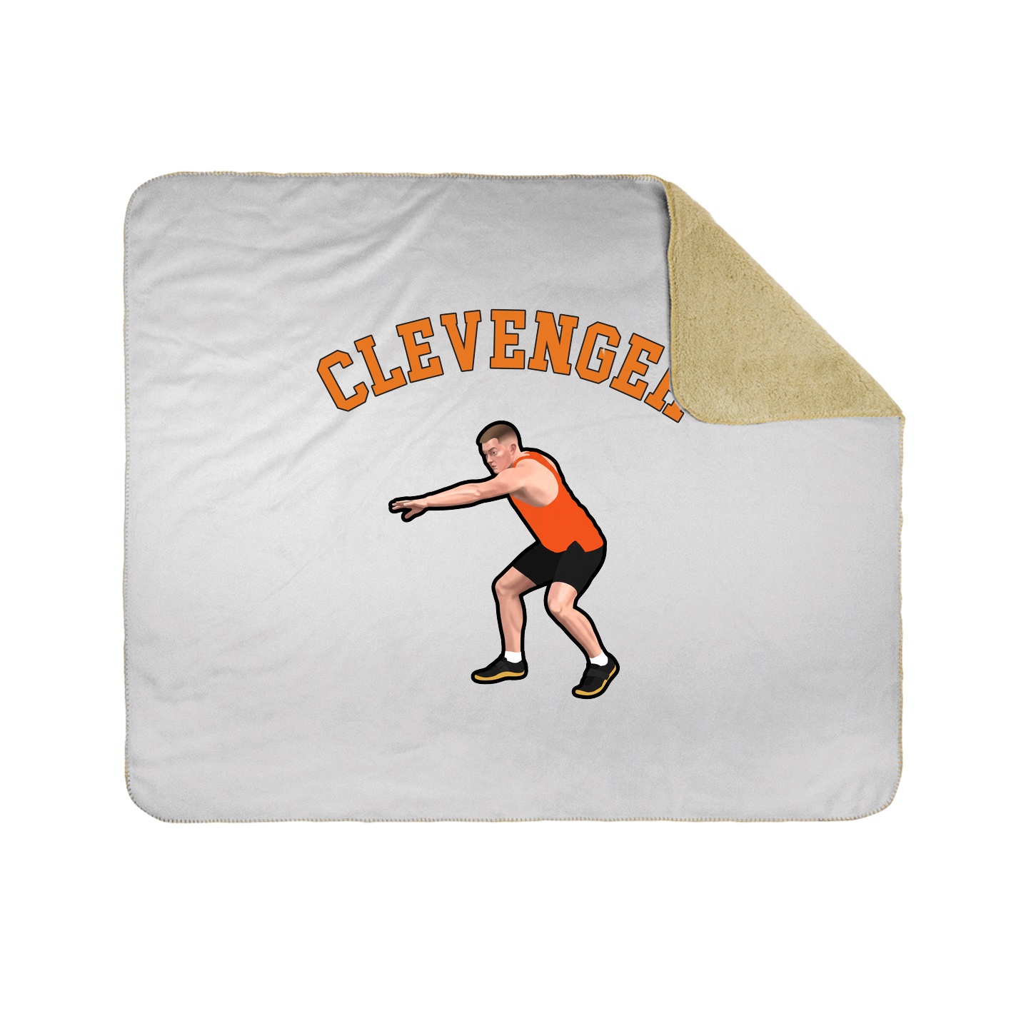 50x60 Sherpa Lined Throw Blanket