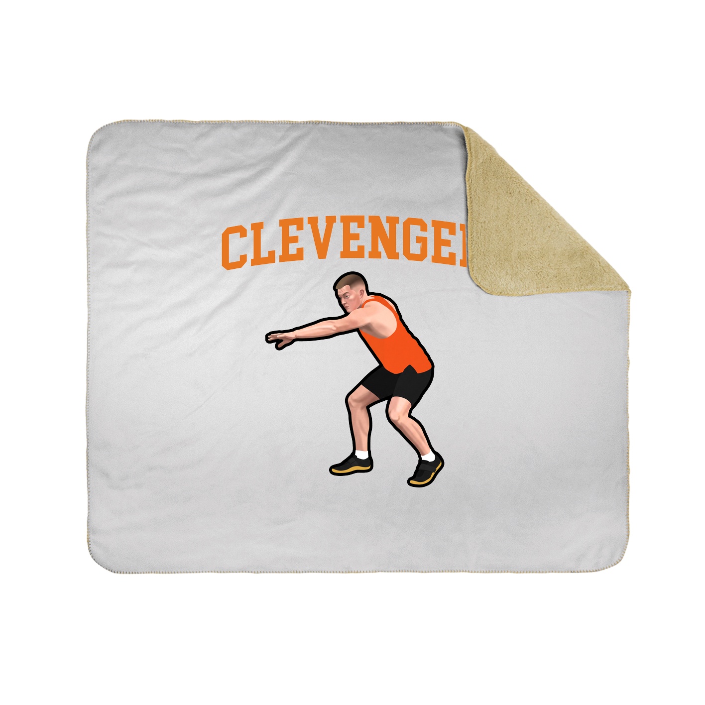 50x60 Sherpa Lined Throw Blanket