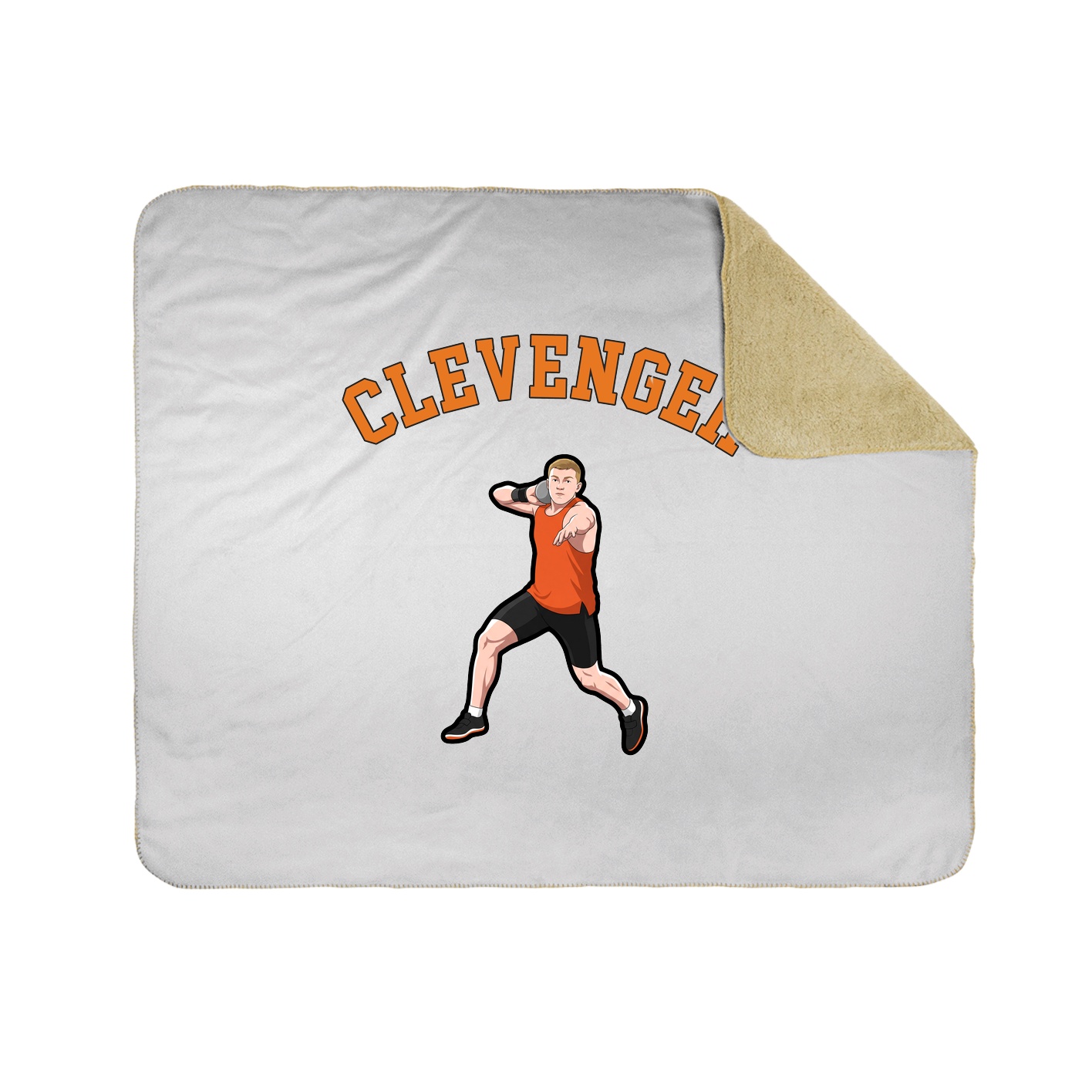 50x60 Sherpa Lined Throw Blanket