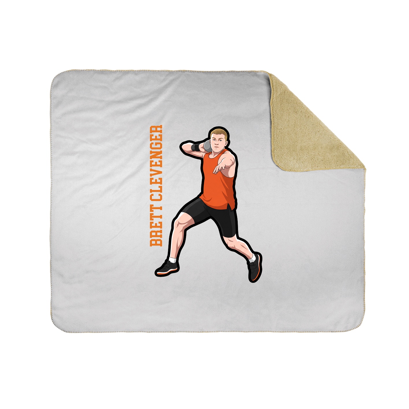 50x60 Sherpa Lined Throw Blanket