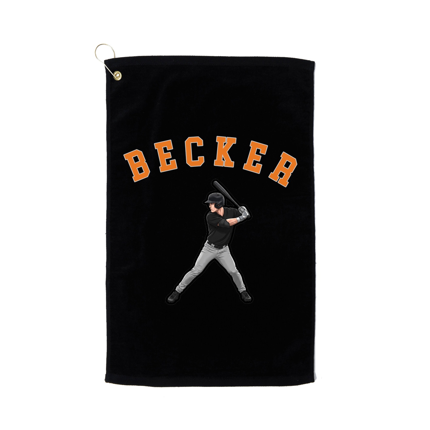 Golf Towel — Shirsey Arch in Black