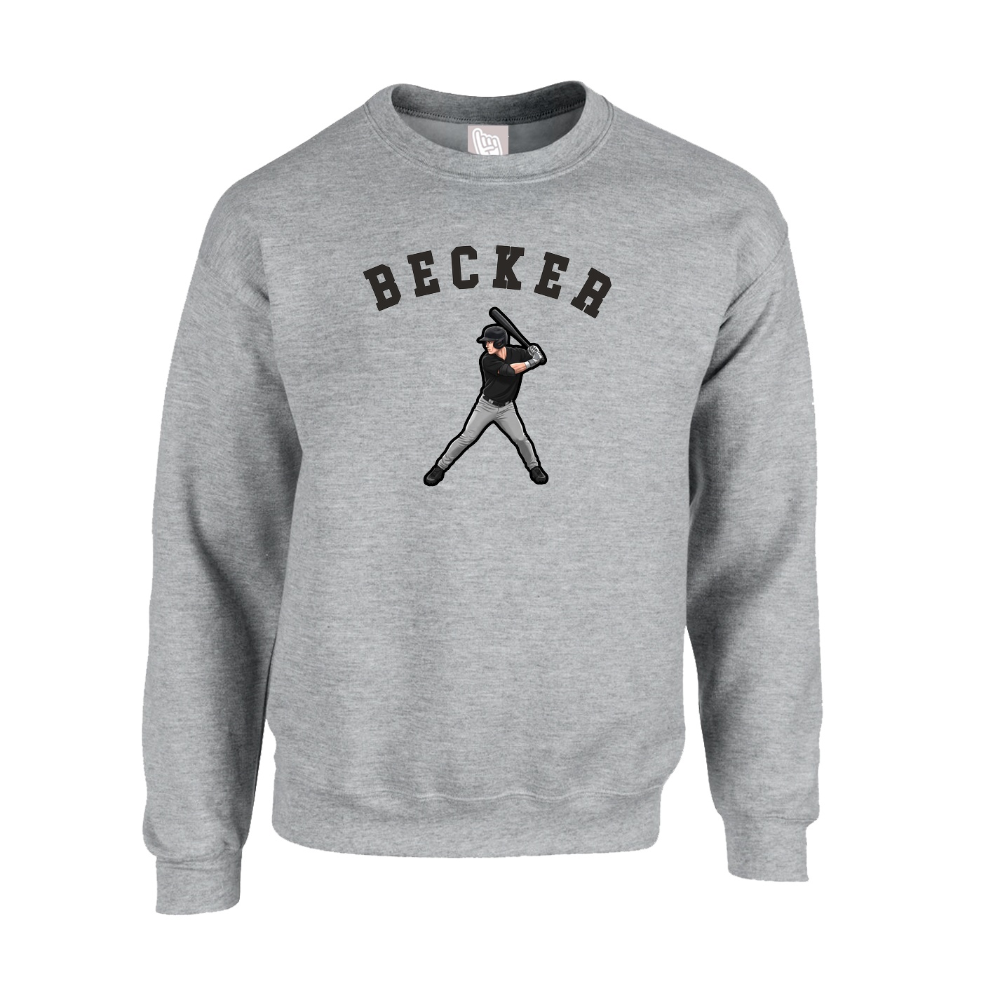 Fleece Crew — Shirsey Arch in Grey