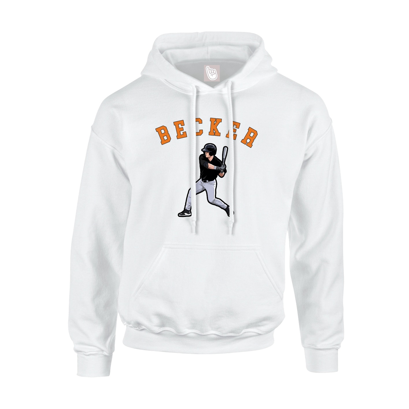 Youth Hoodie — Shirsey Arch in White