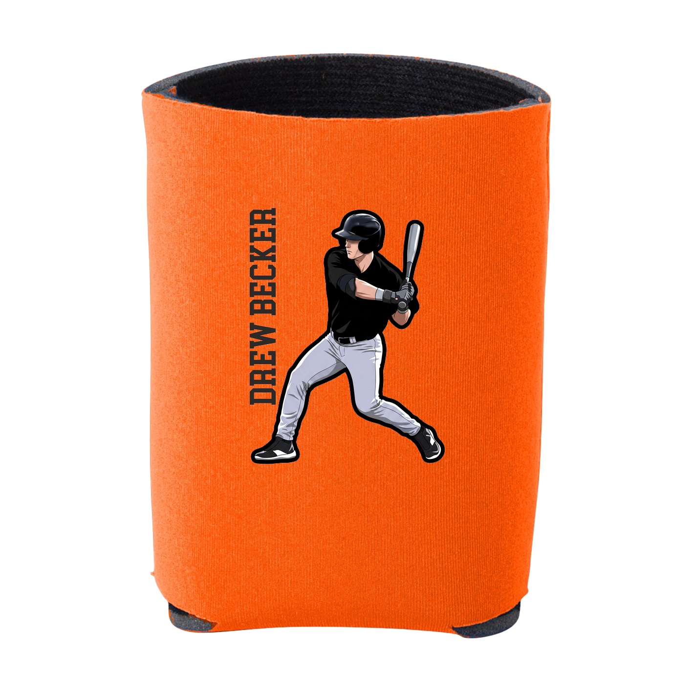 Can Holder — Name Vertical in Orange