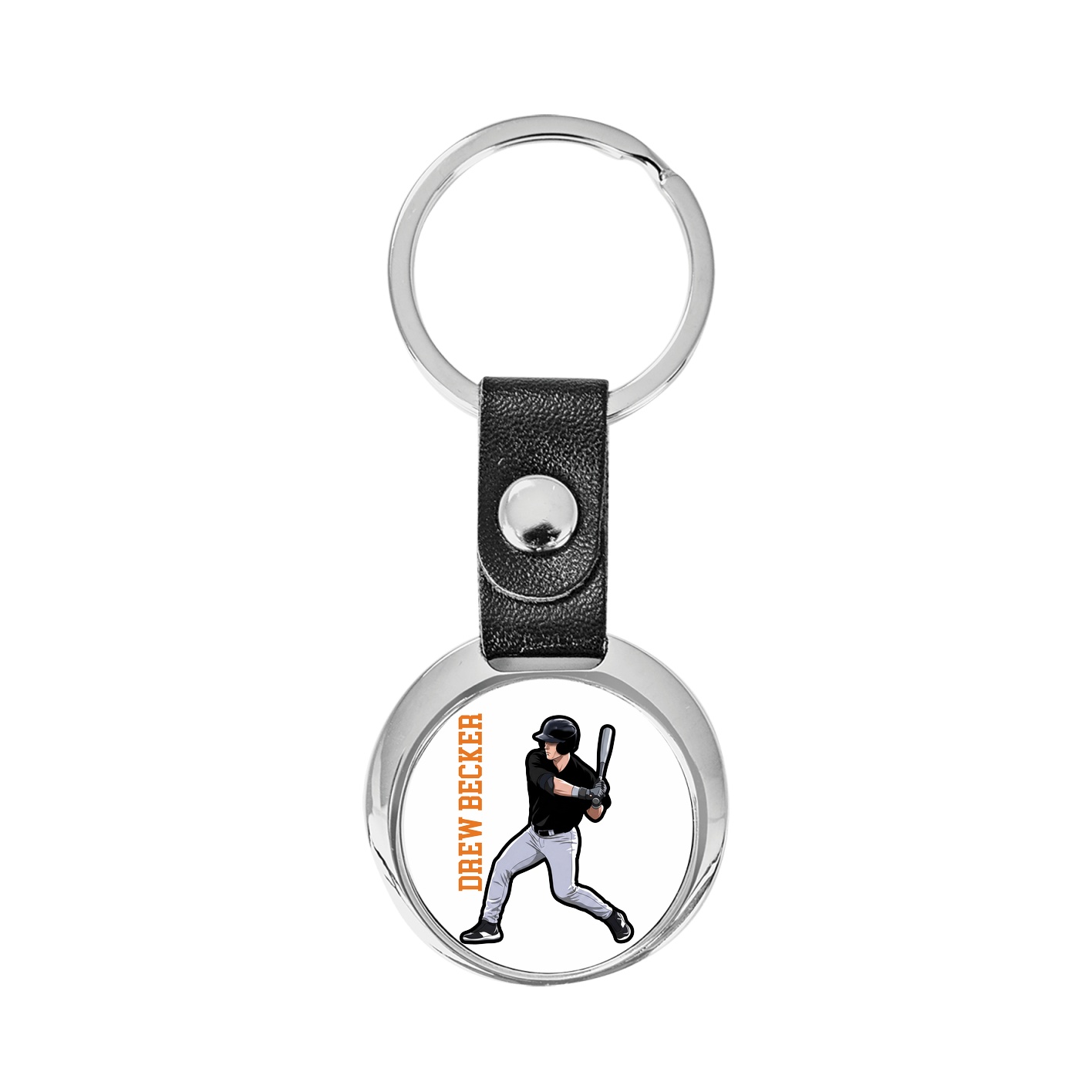 Key Chain — Name Vertical in Classic