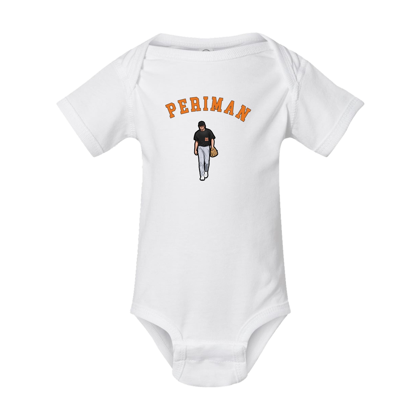 Baby Onesie — Shirsey Arch in White