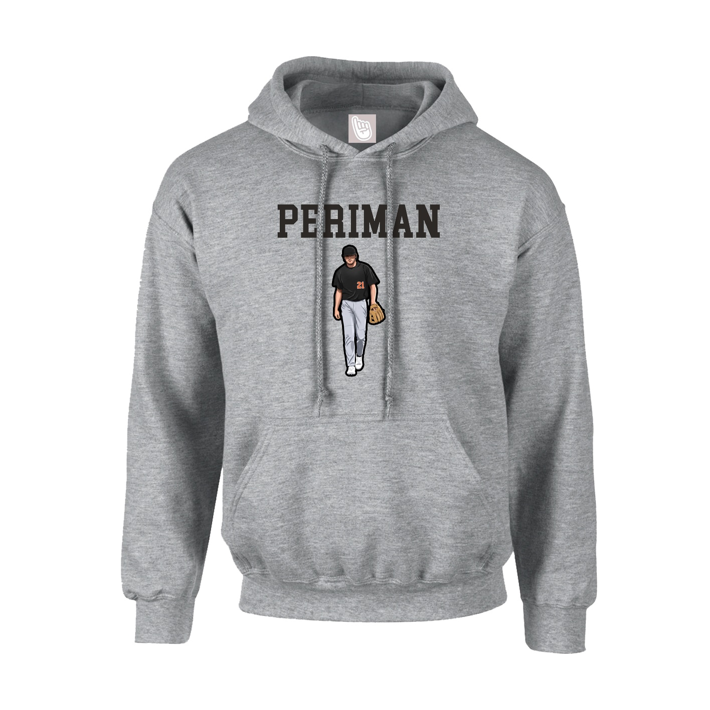 Hoodie — Shirsey in Grey