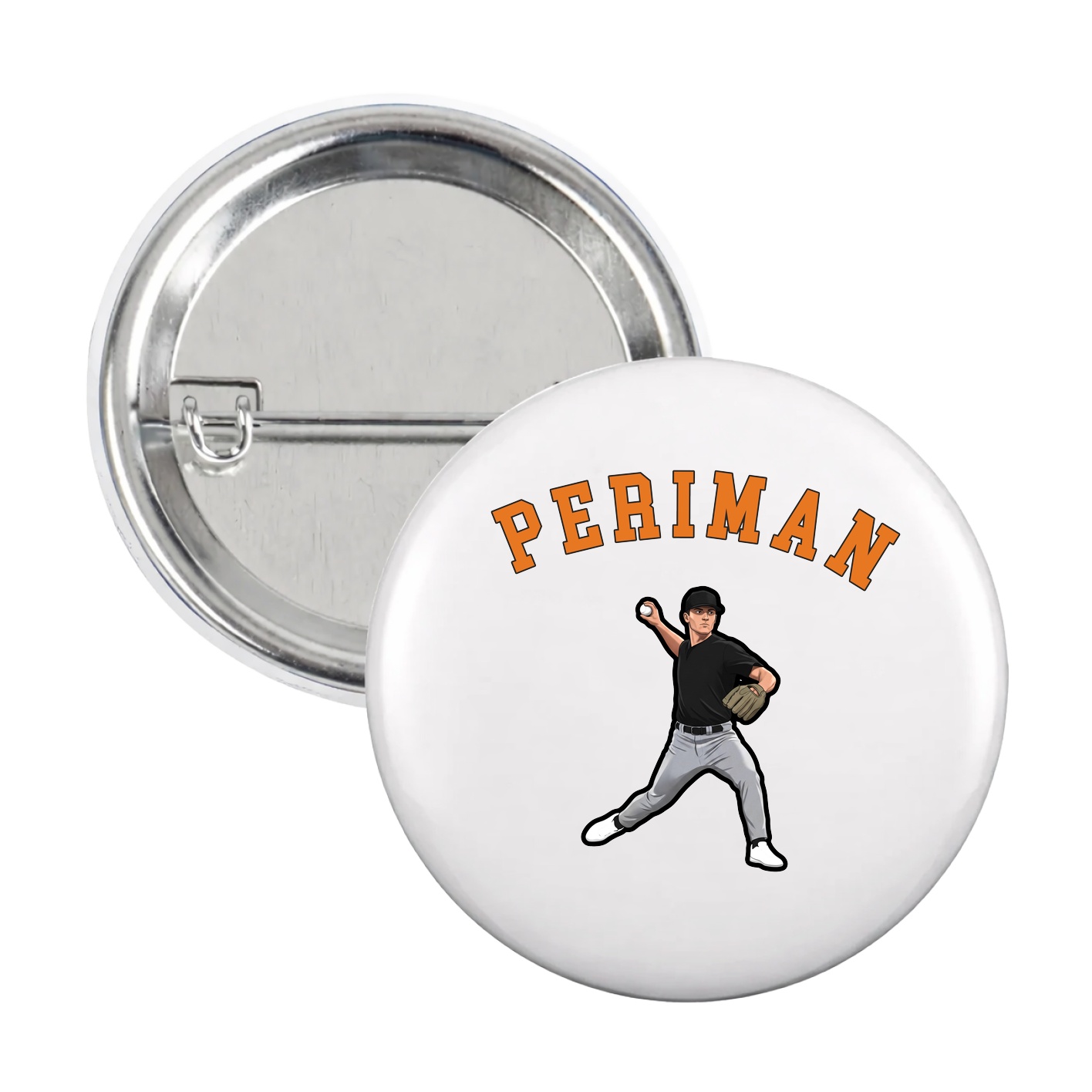 Game Day Button — Shirsey Arch in White