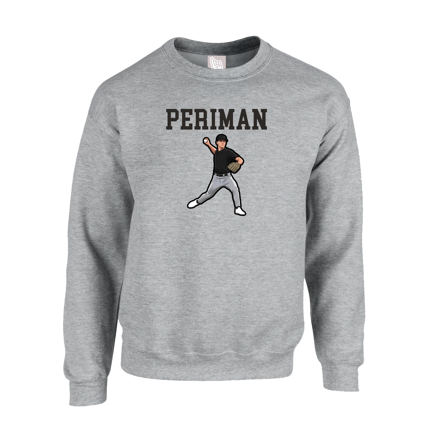 Fleece Crew — Shirsey in Grey