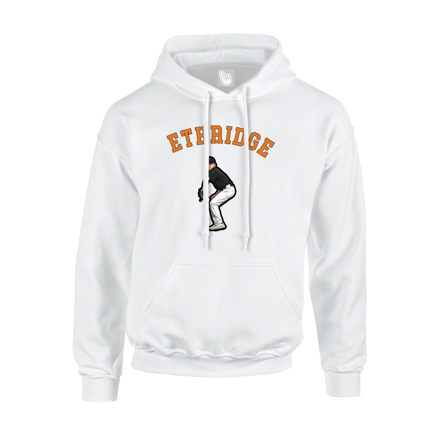 Hoodie — Shirsey Arch in White