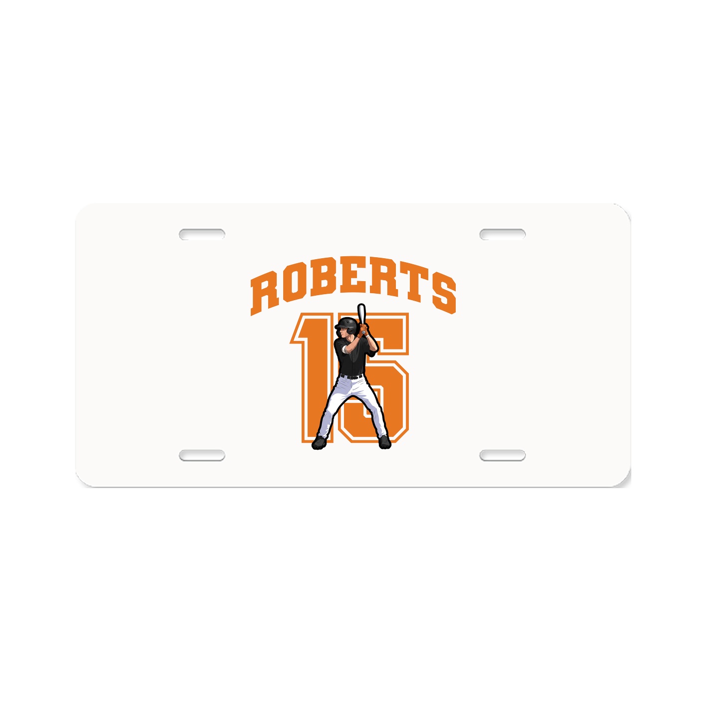 License Plate — Number in Classic
