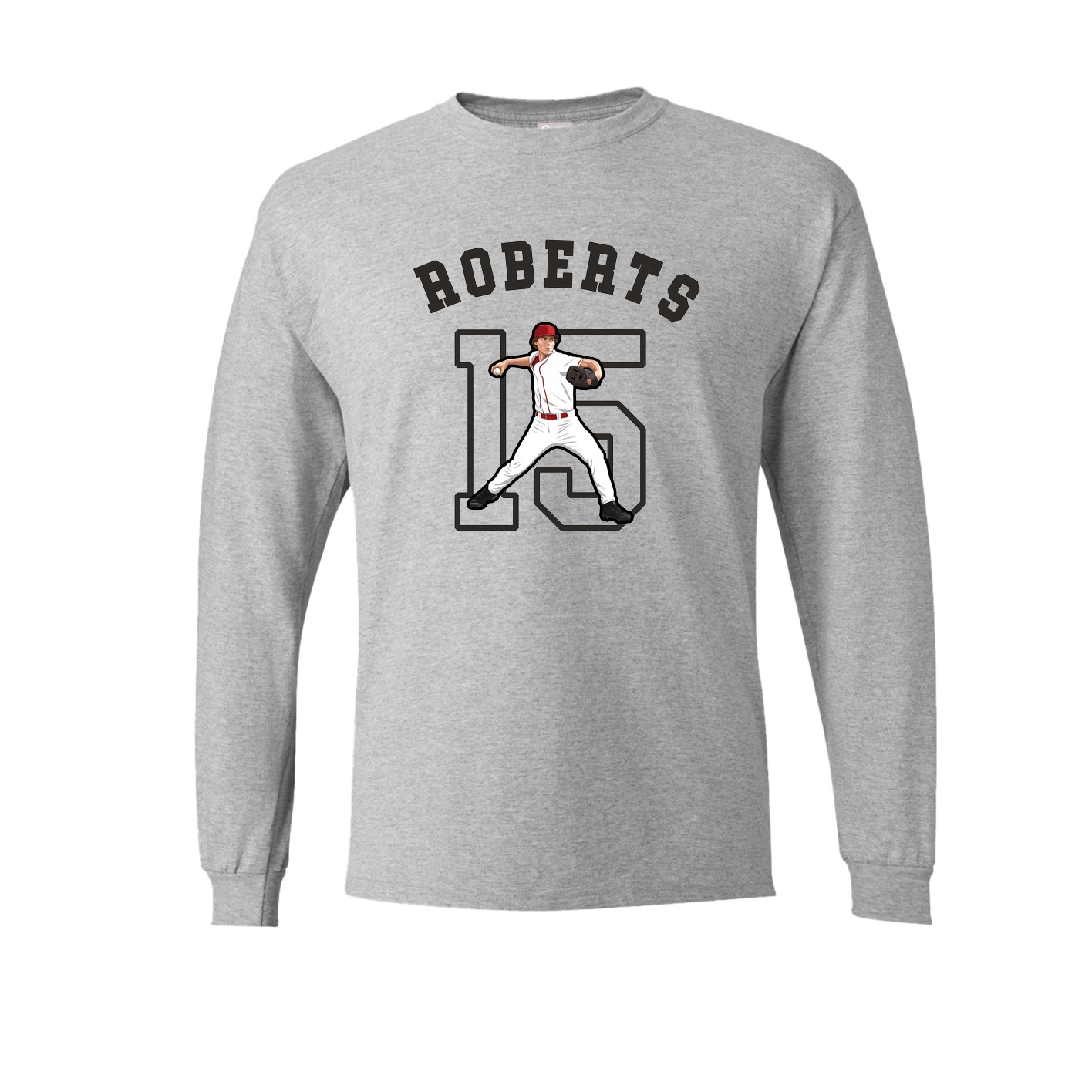 Long Sleeve Tee — Shirsey Arch in Grey