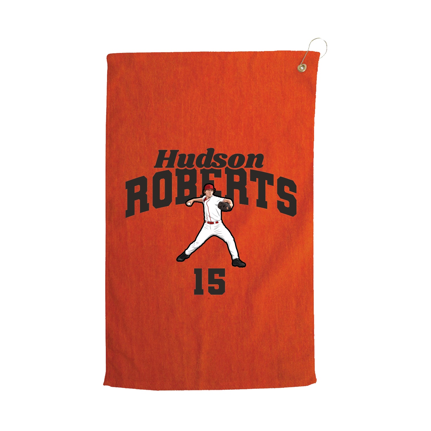 Golf Towel — Signature Arch in Orange