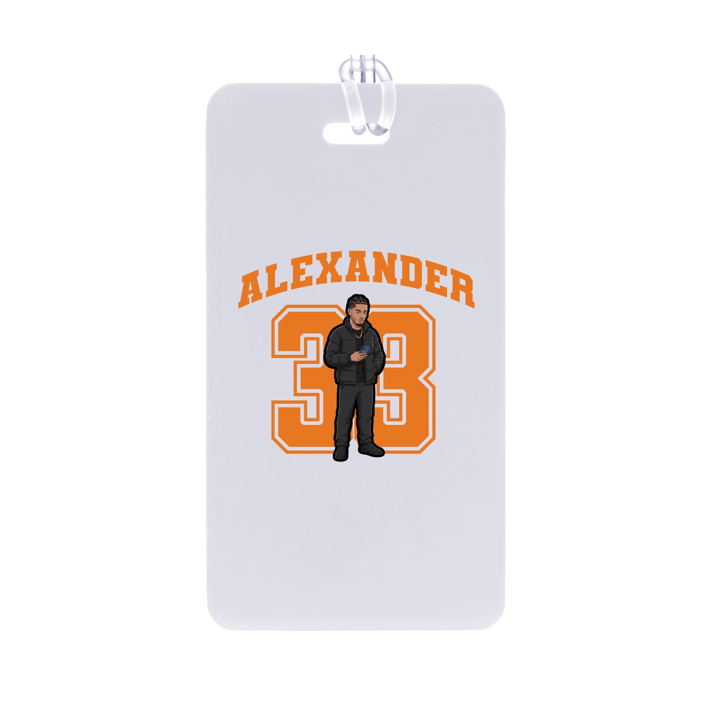 Bag Tag — Number in Classic