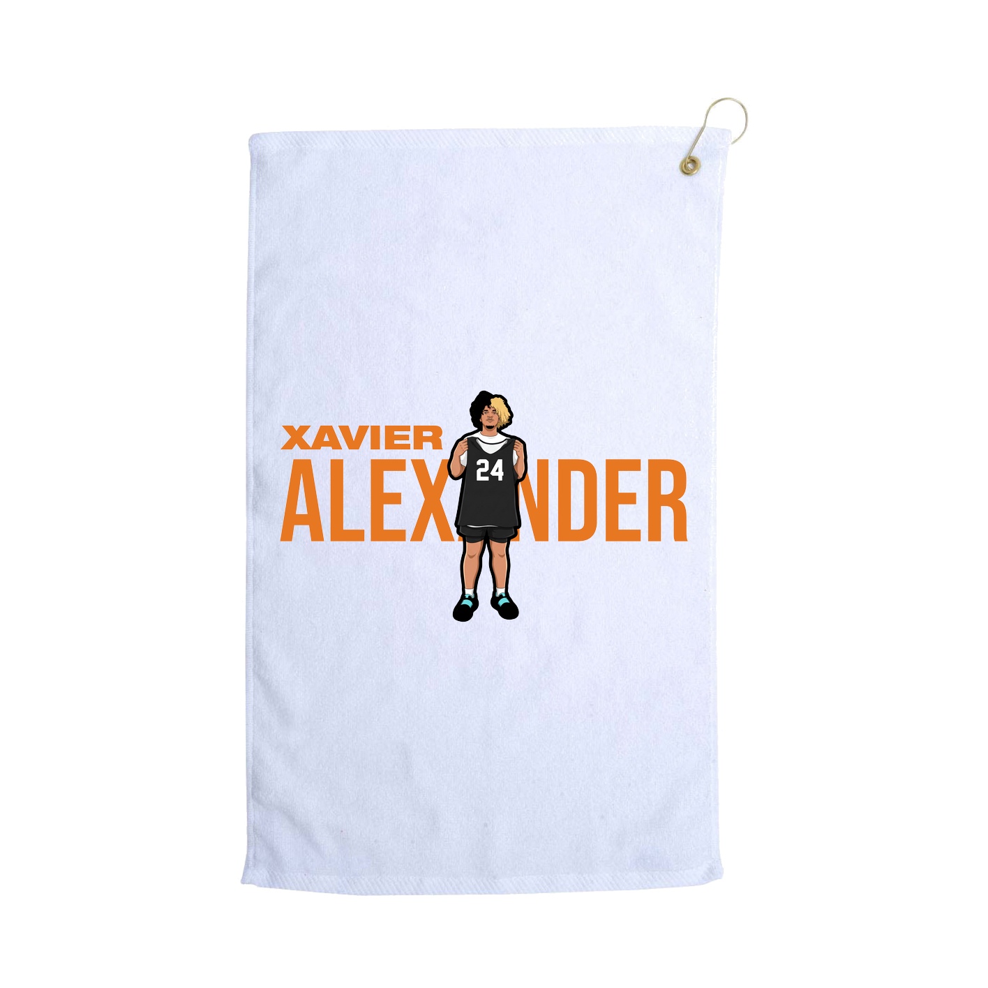 Golf Towel — Player Name in White