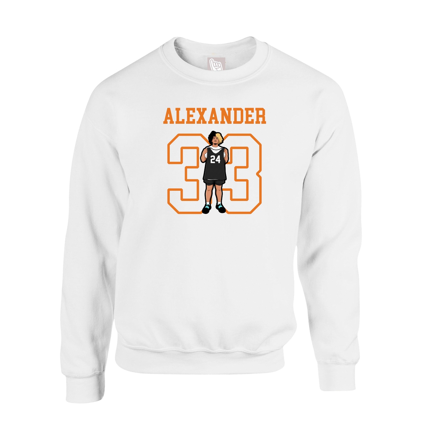 Fleece Crew — Shirsey in White