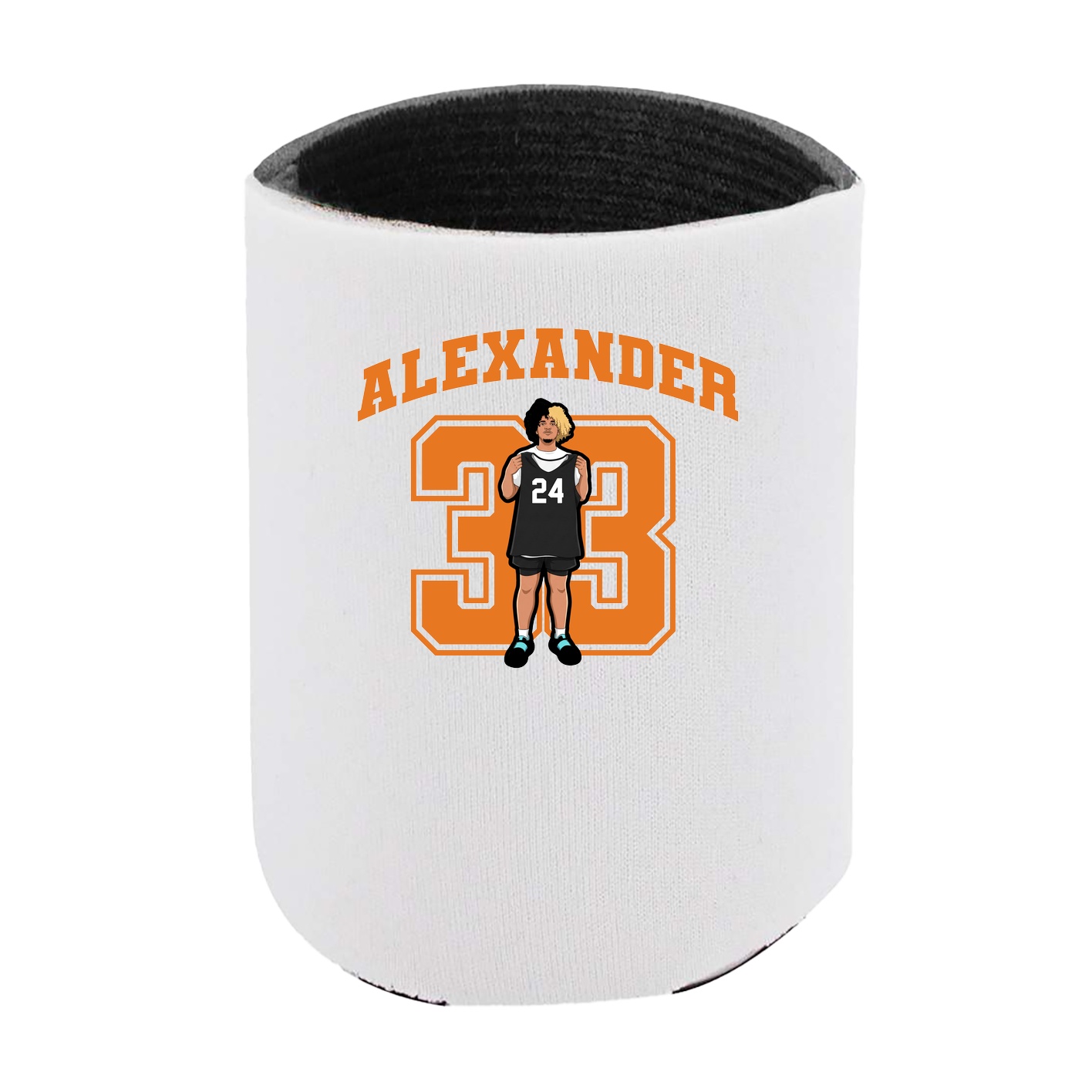 Can Holder — Number in White