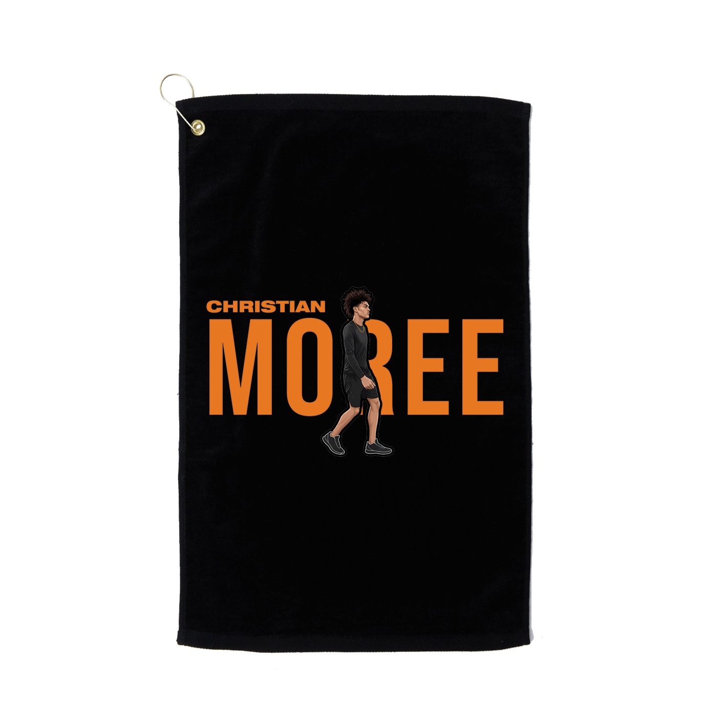 Golf Towel — Player Name in Black