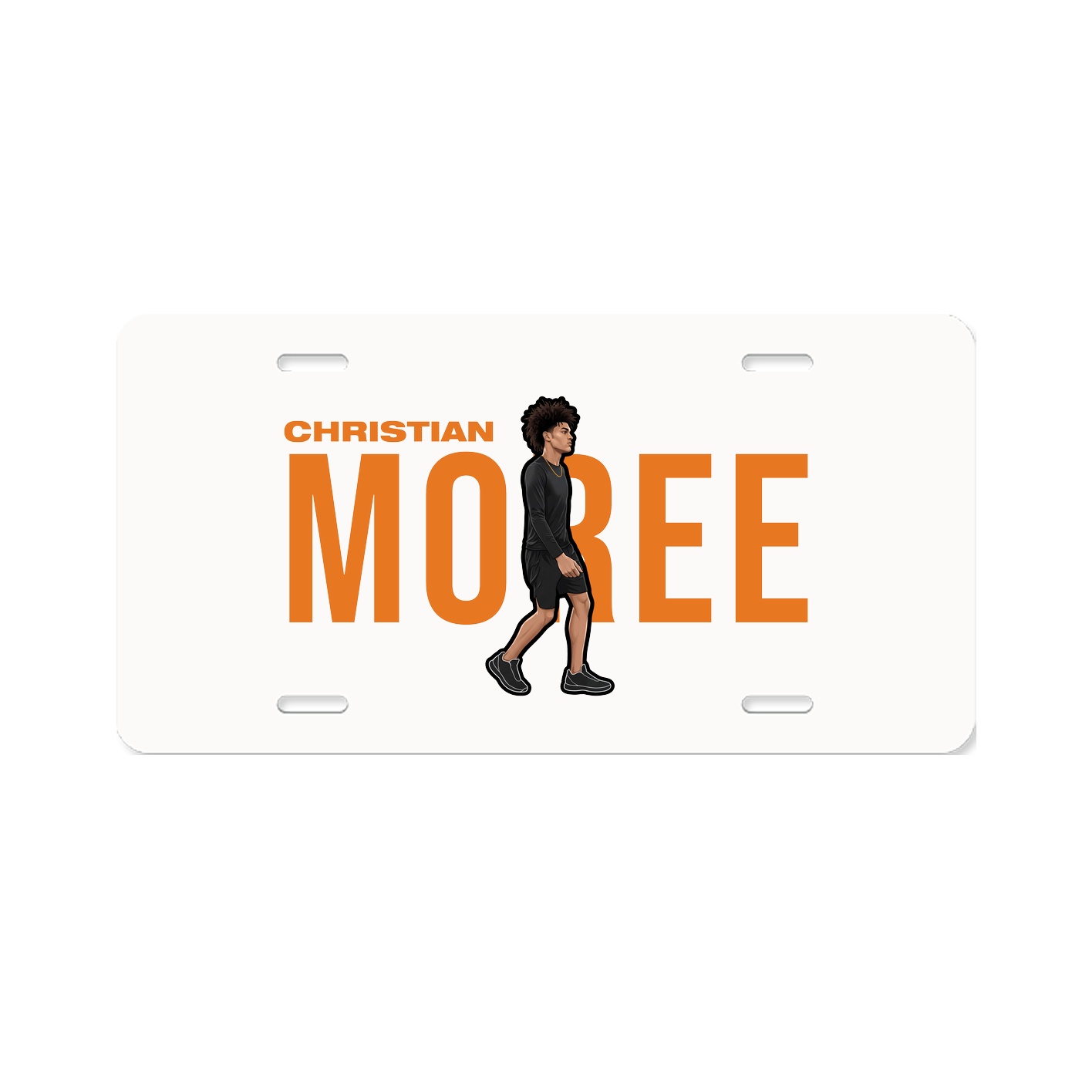 License Plate — Player Name in Classic