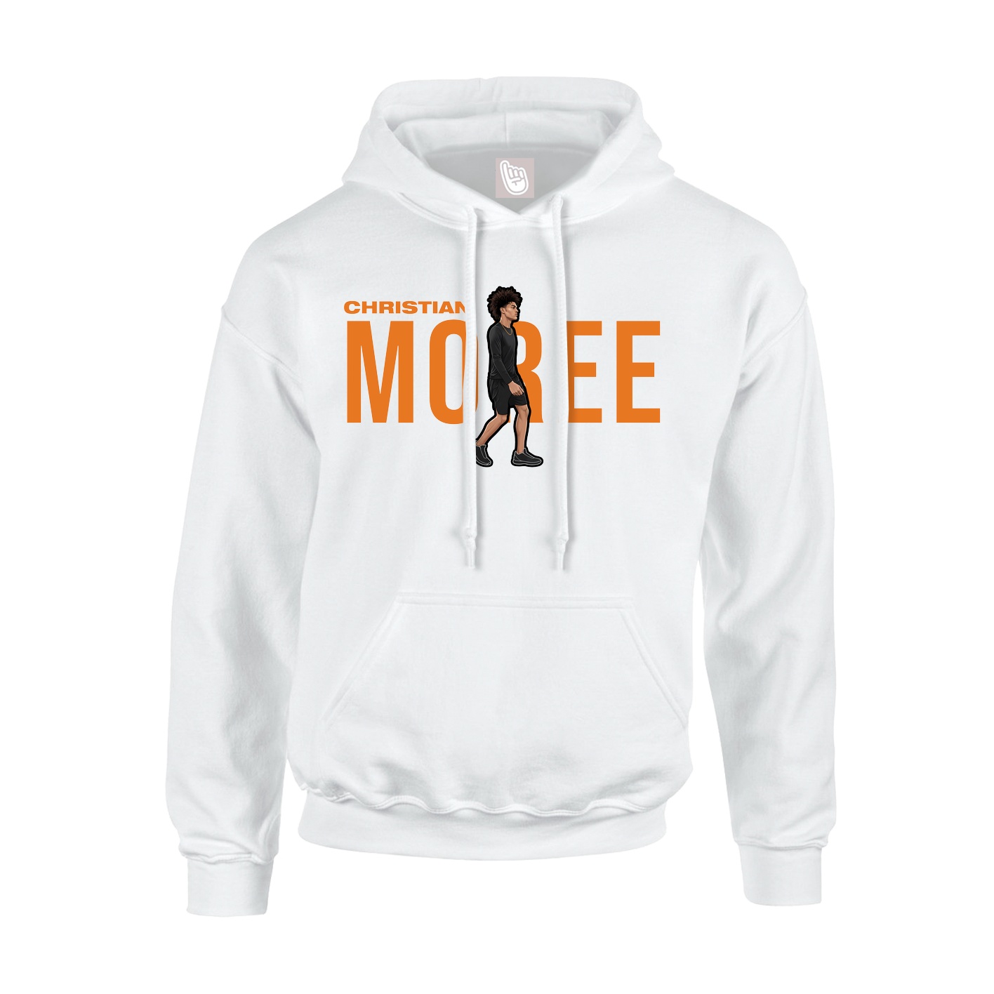 Hoodie — Player Name in White
