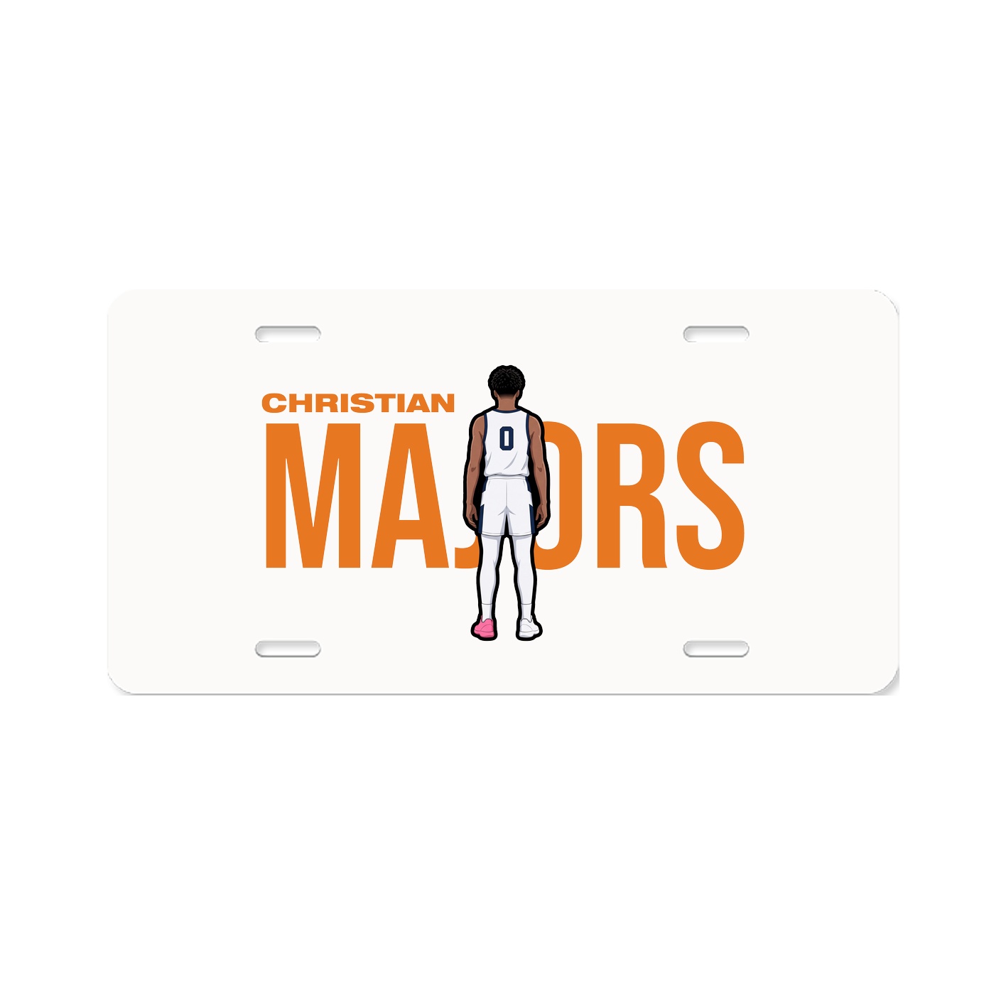 License Plate — Player Name in Classic