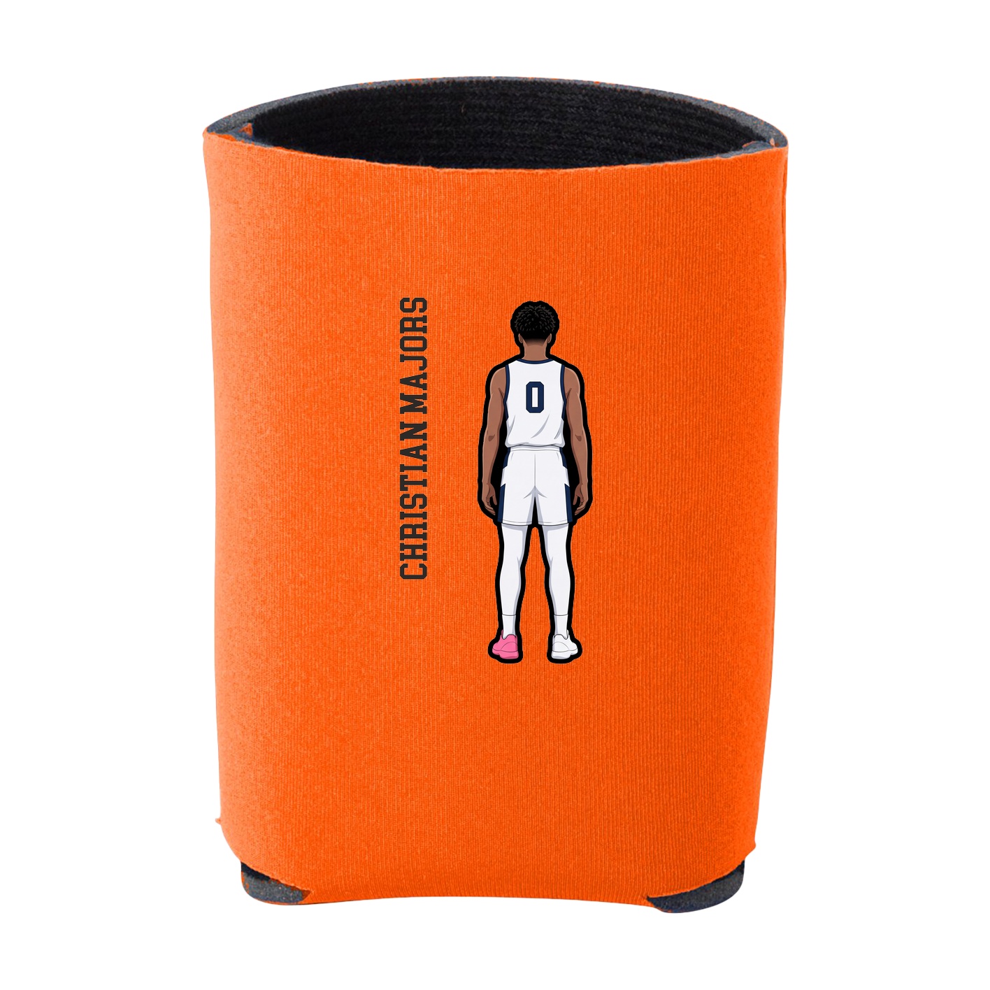 Can Holder — Name Vertical in Orange