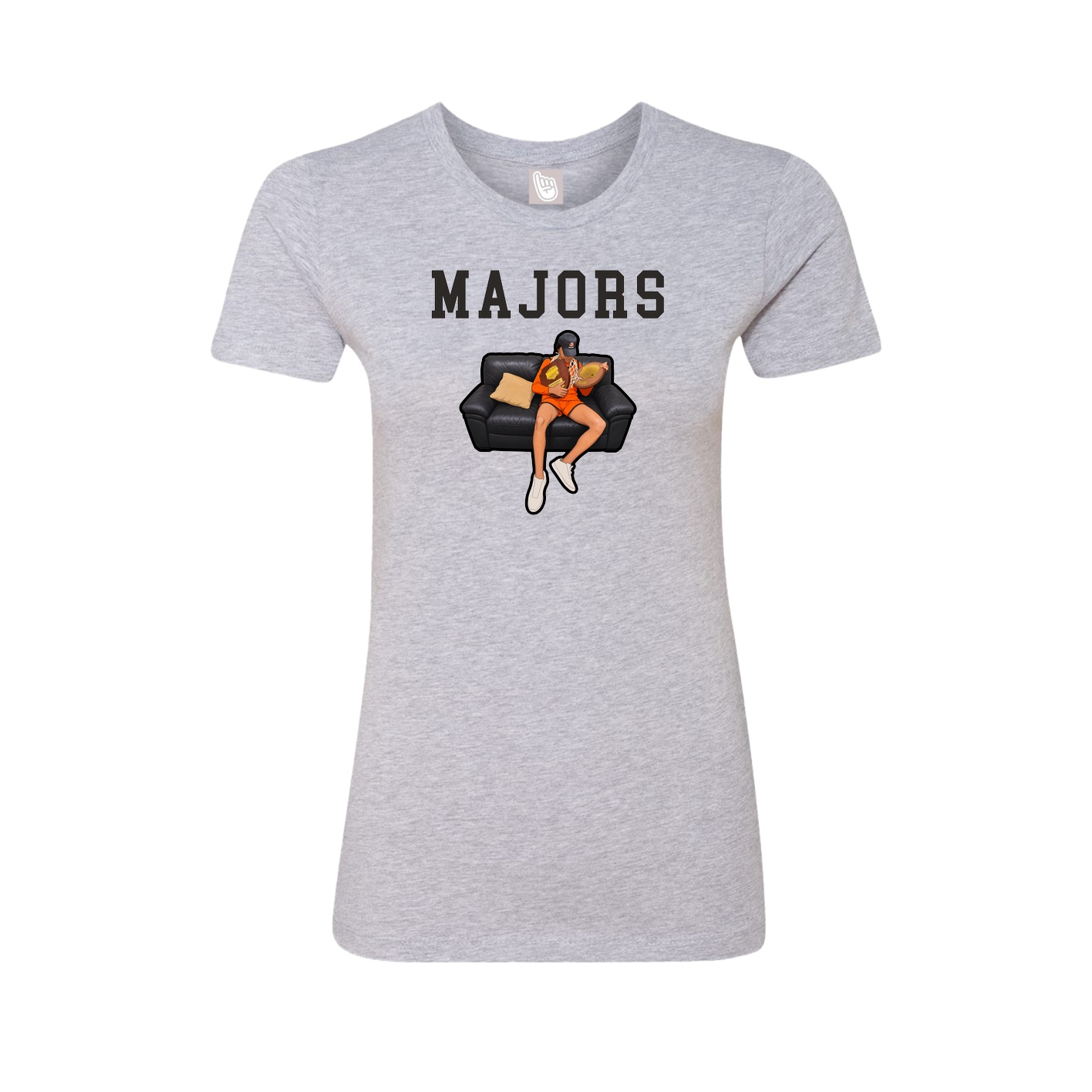 Fitted Women's Tee — Shirsey in Grey