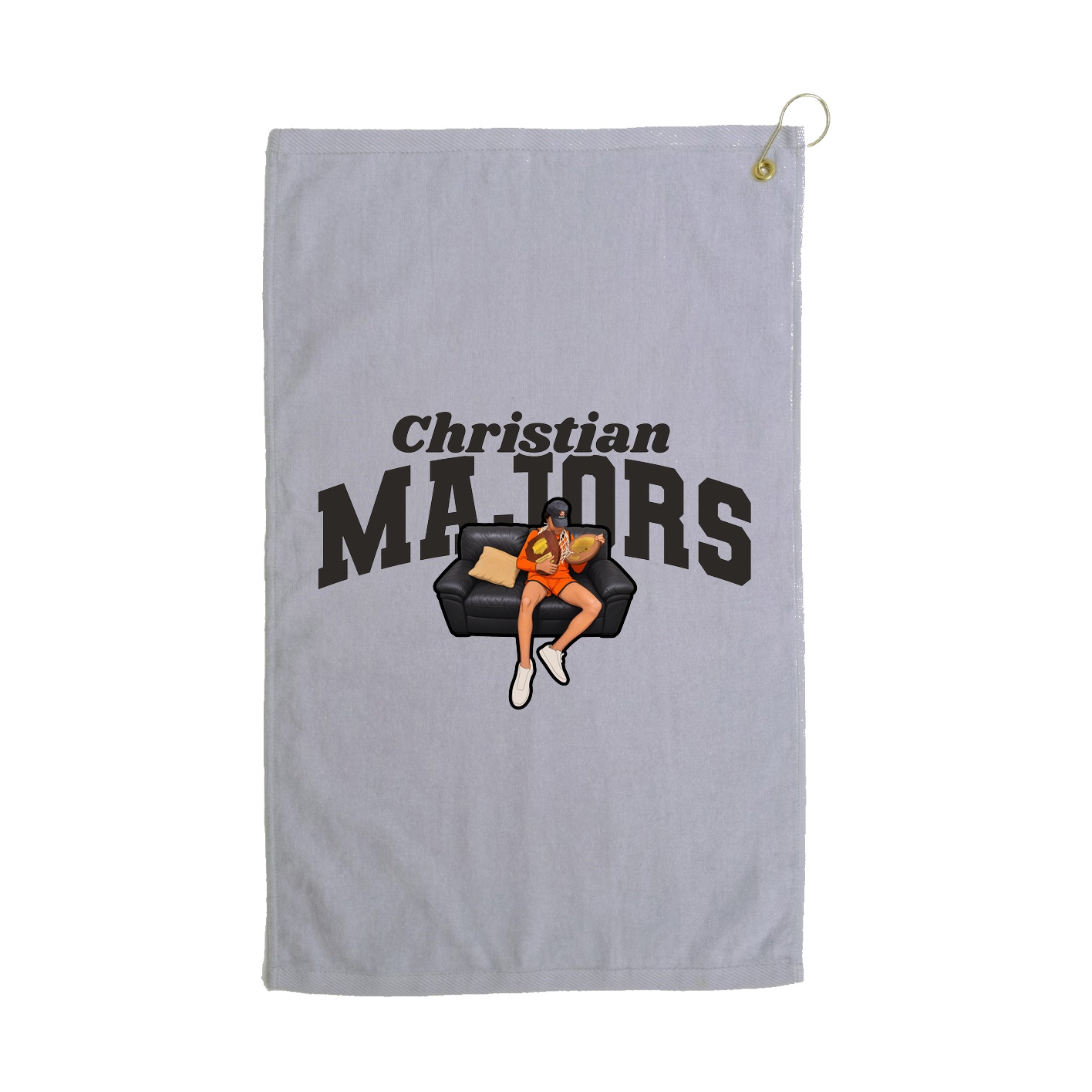 Golf Towel — Signature Arch in Grey