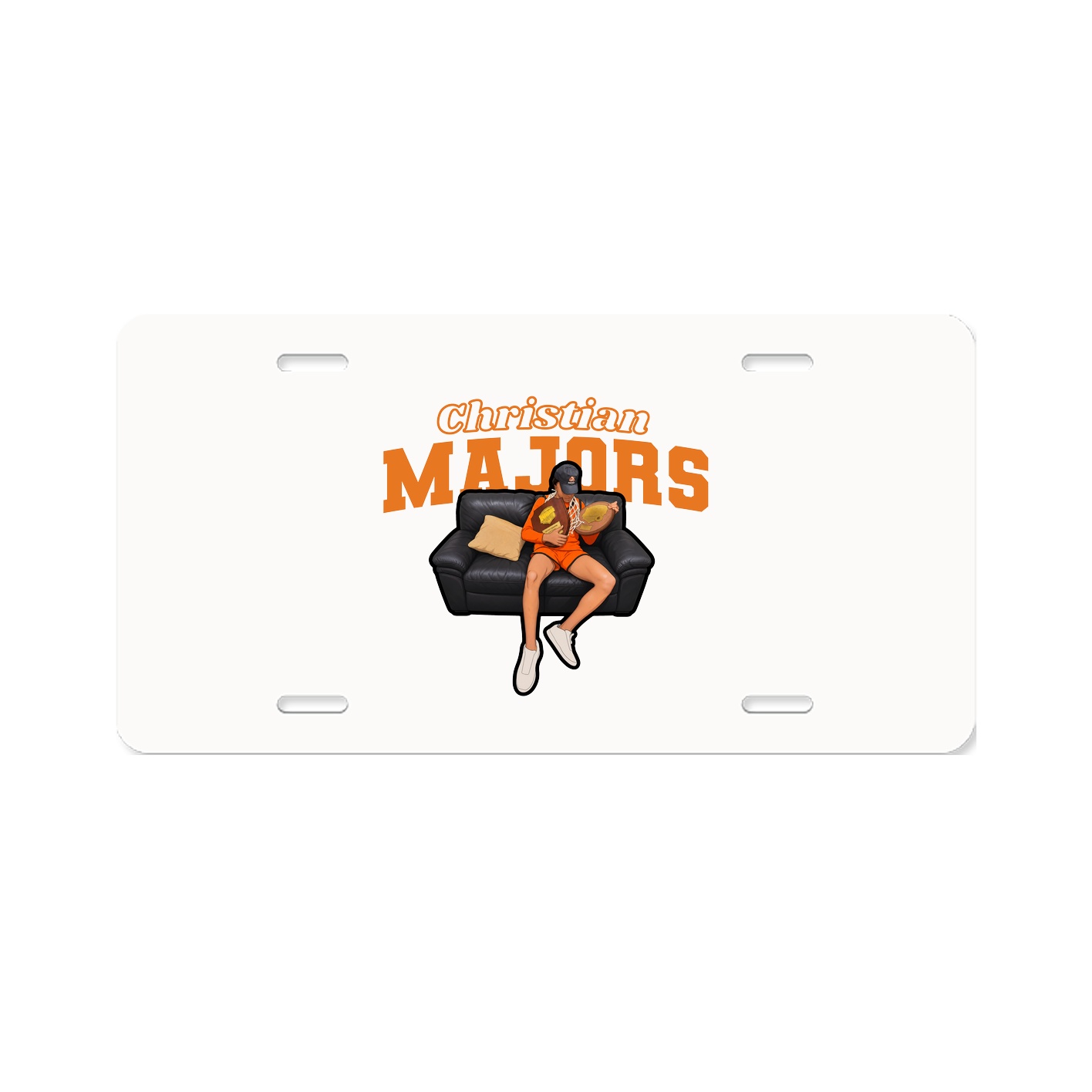 License Plate — Name Arch in Classic