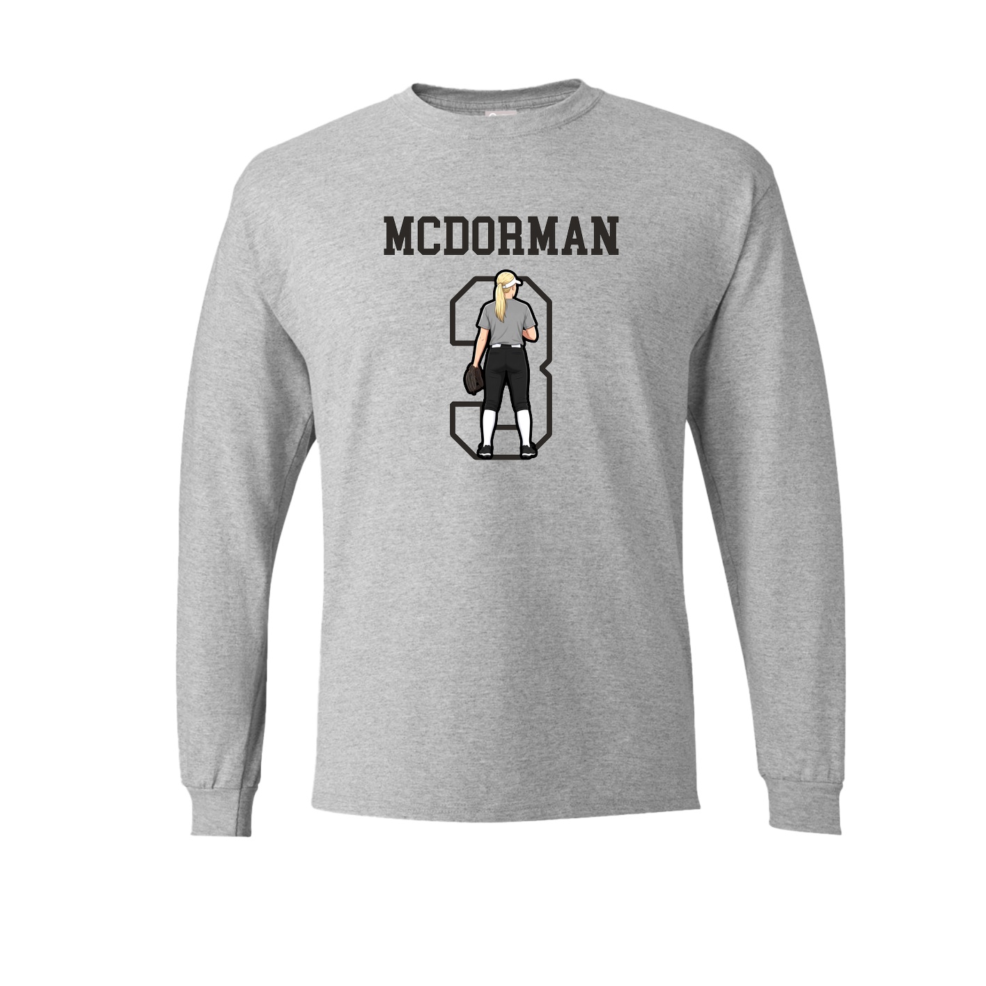 Long Sleeve Tee — Shirsey in Grey