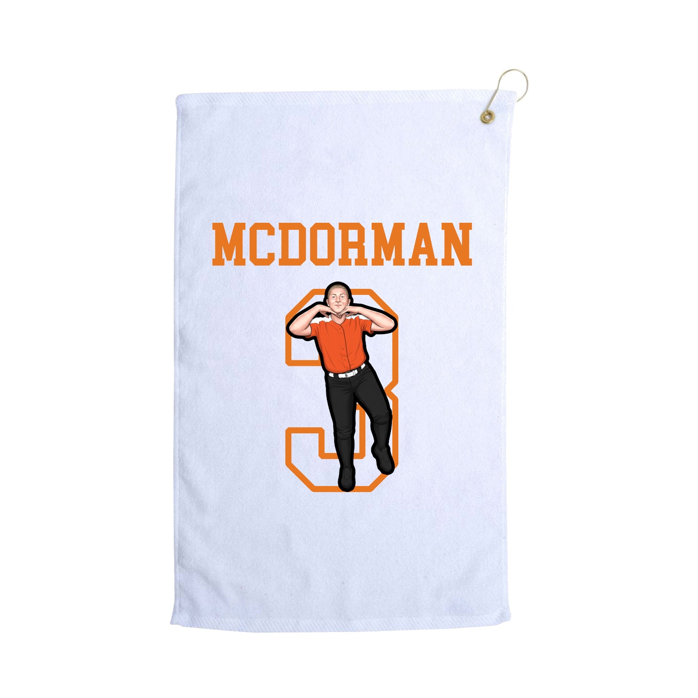 Golf Towel — Shirsey in White