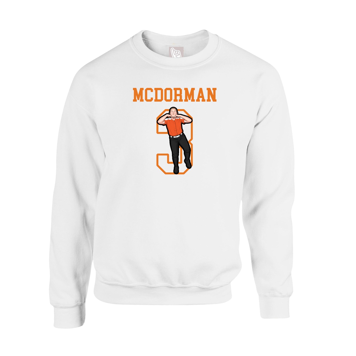 Fleece Crew — Shirsey in White