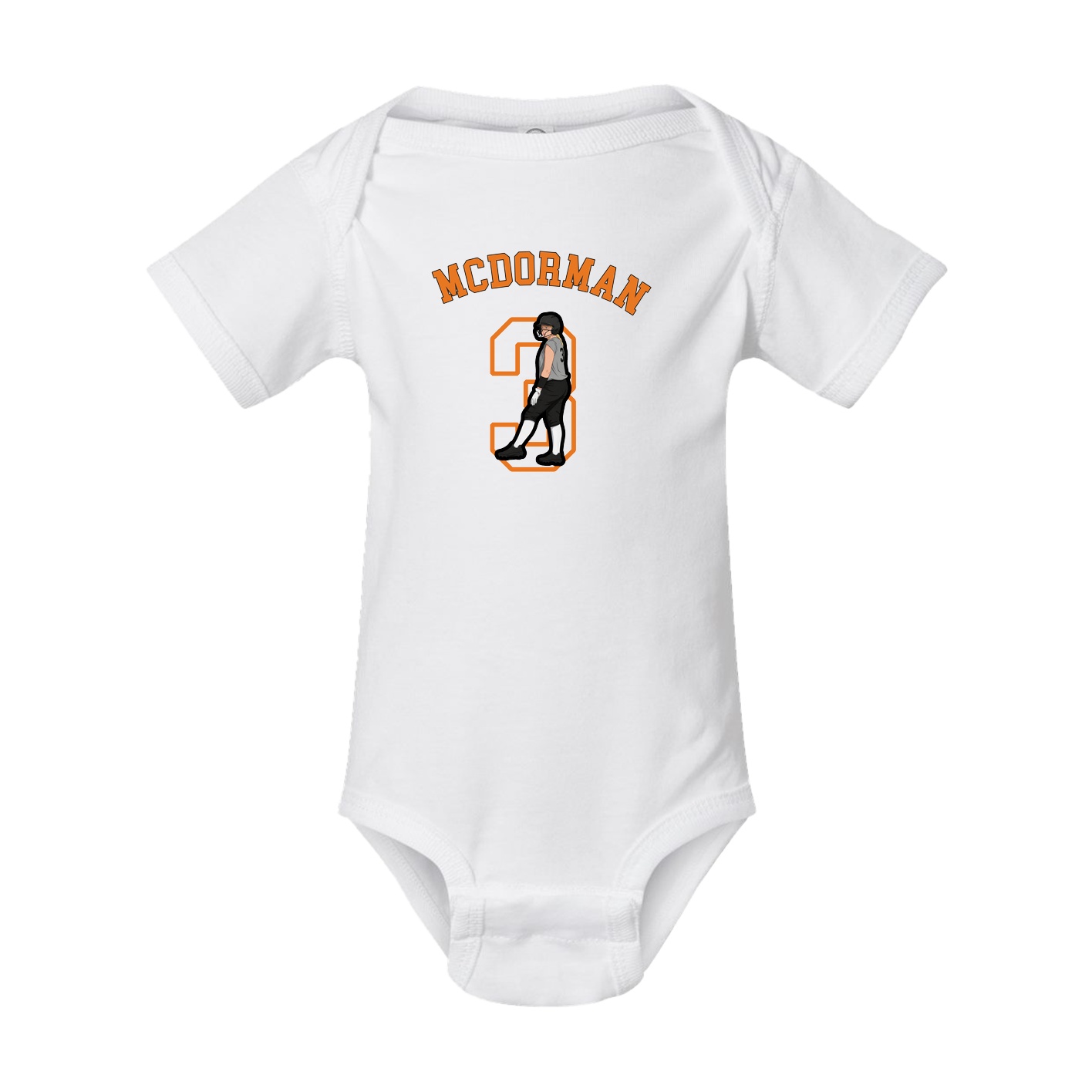 Baby Onesie — Shirsey Arch in White