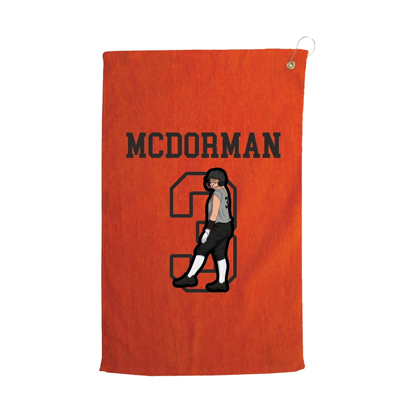 Golf Towel — Shirsey in Orange