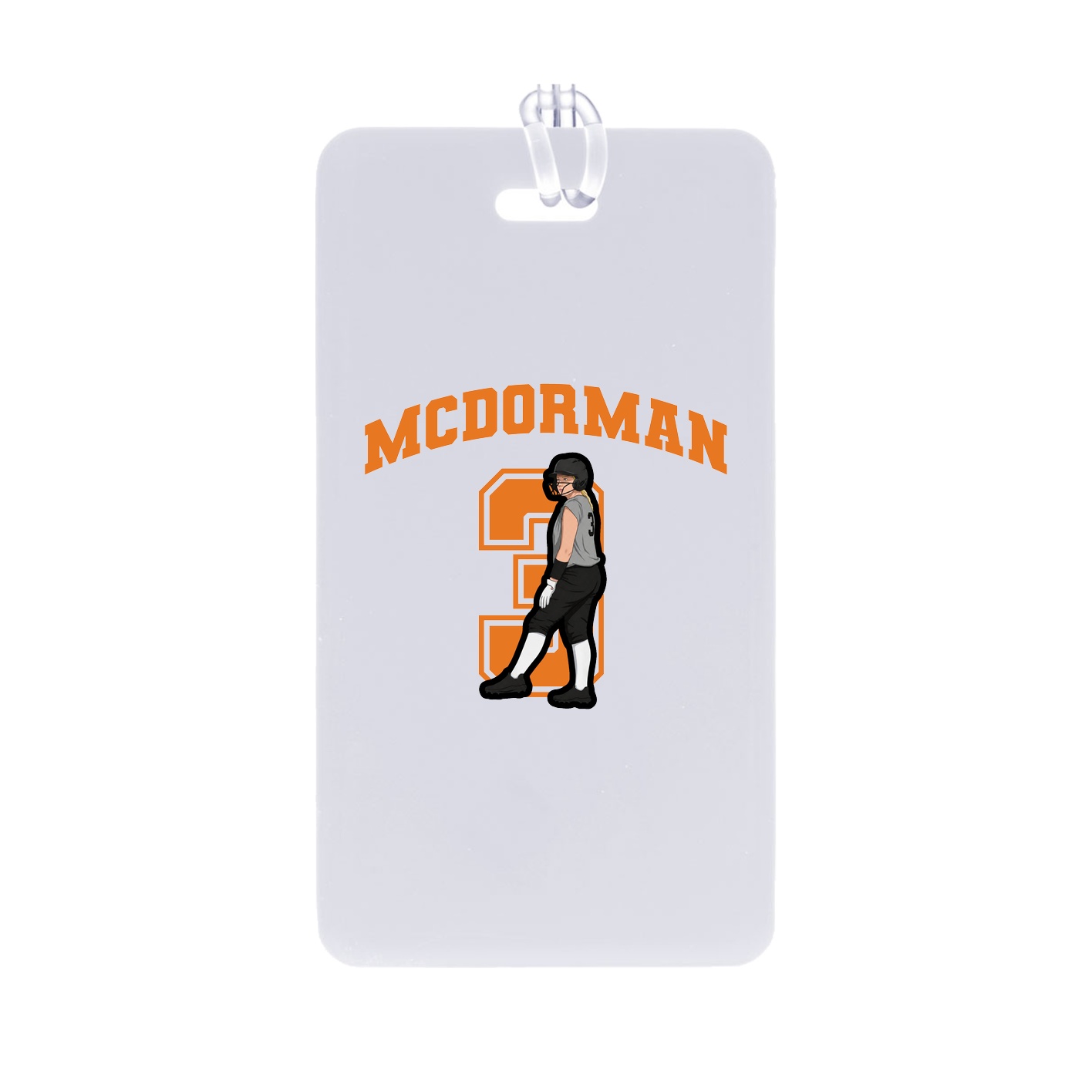 Bag Tag — Number in Classic
