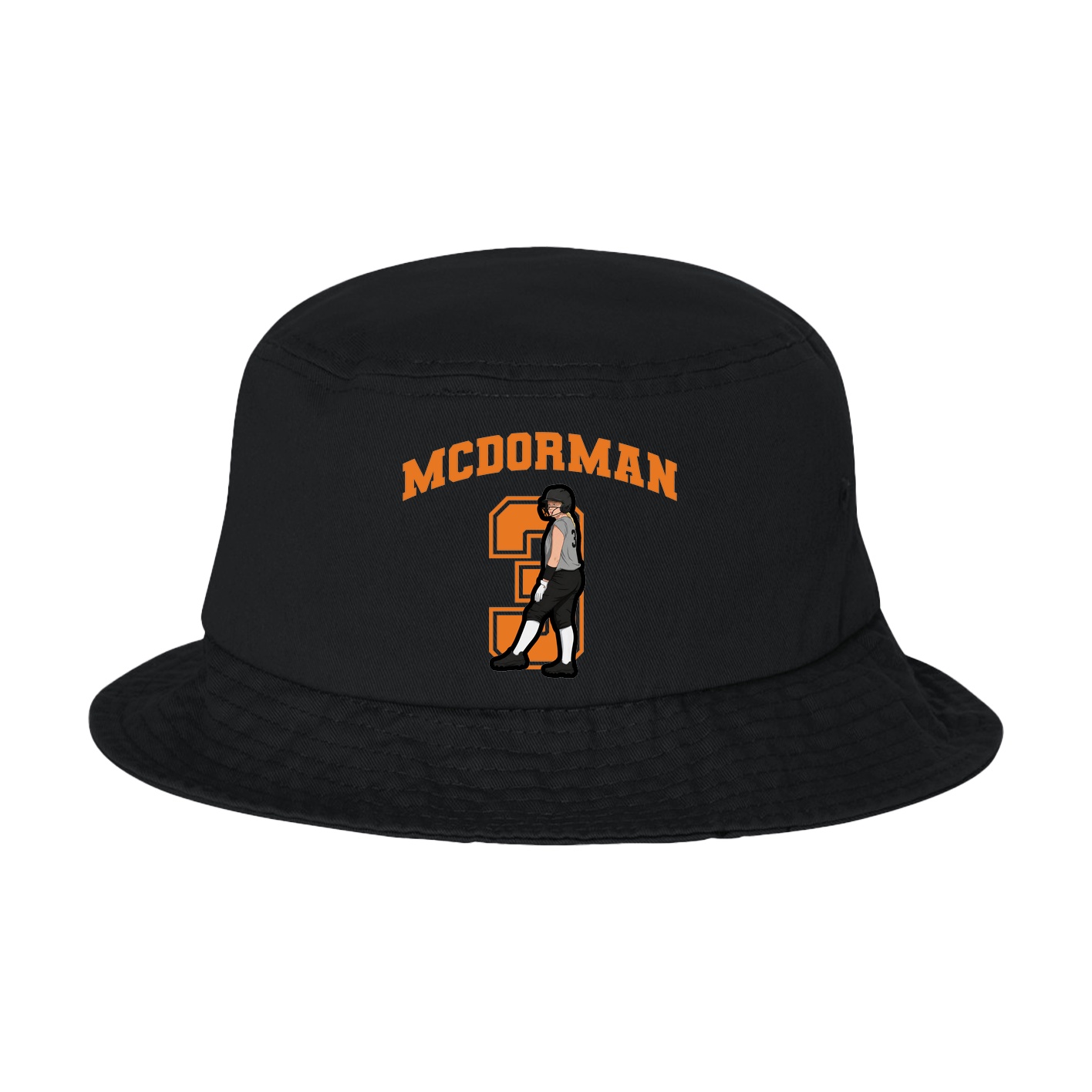 Bucket Cap — Number in Black