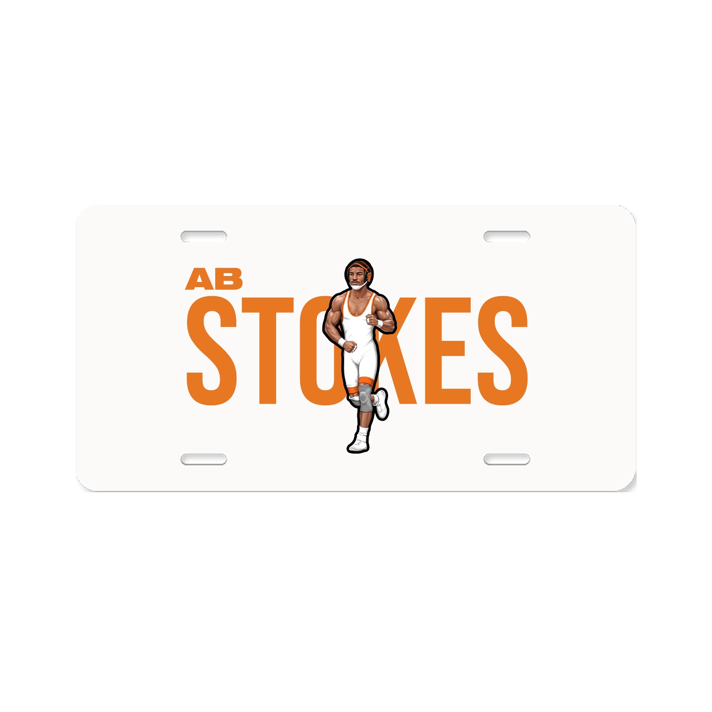 License Plate — Player Name in Classic