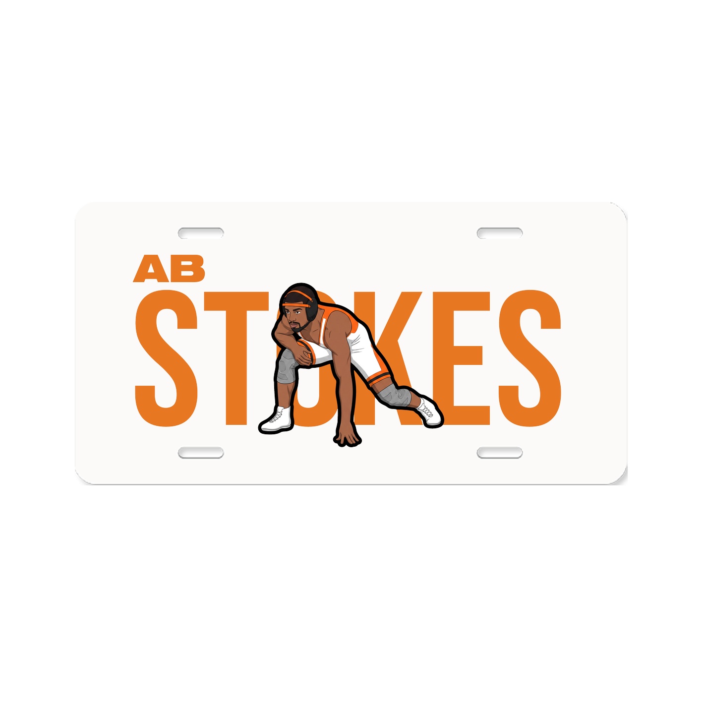 License Plate — Player Name in Classic