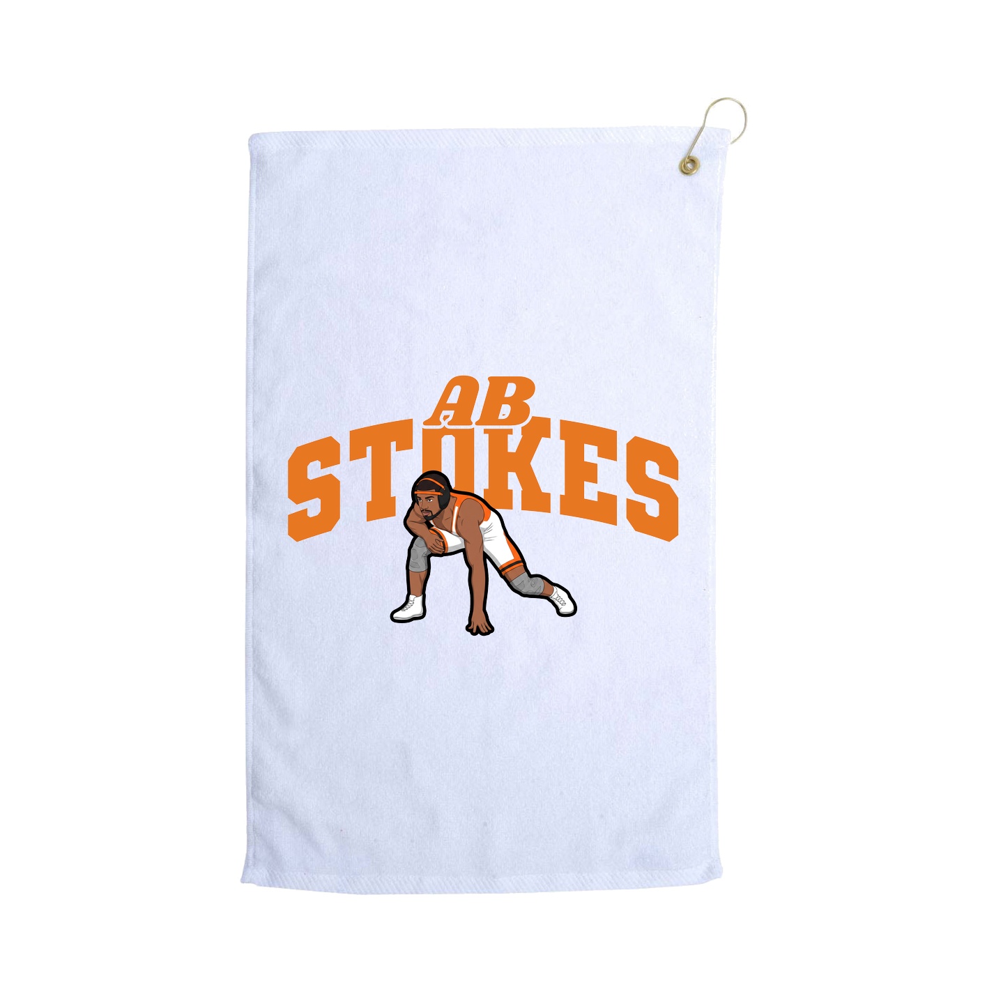 Golf Towel — Signature Arch in White