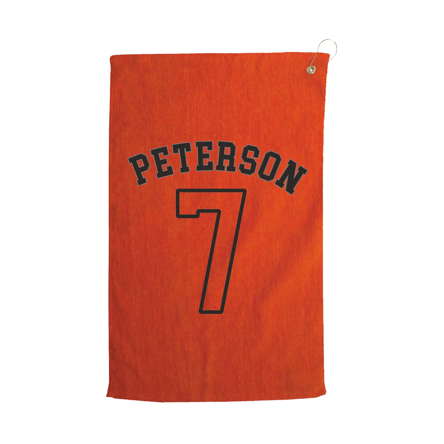 Golf Towel — Shirsey Arch in Orange