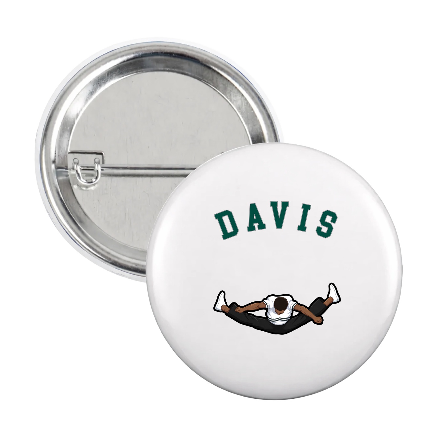 Game Day Button — Shirsey Arch in White