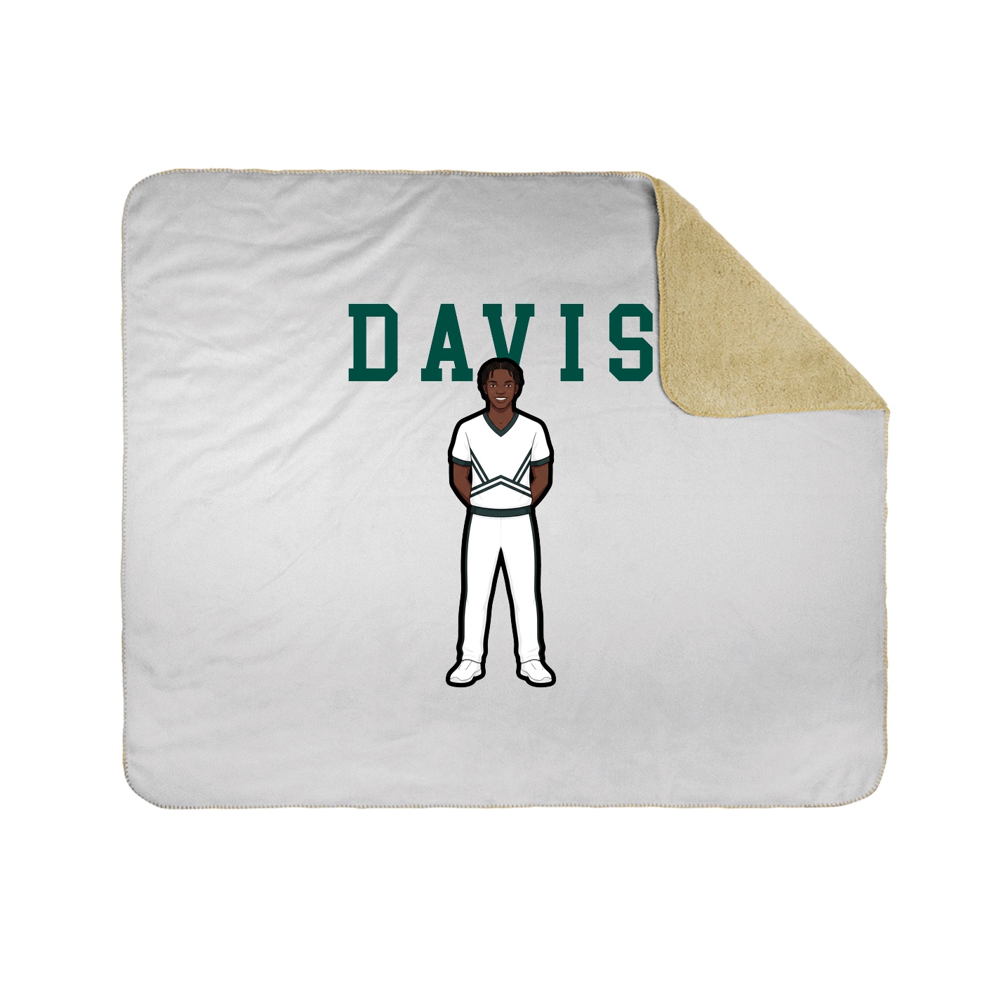 Throw Blanket — Shirsey in White